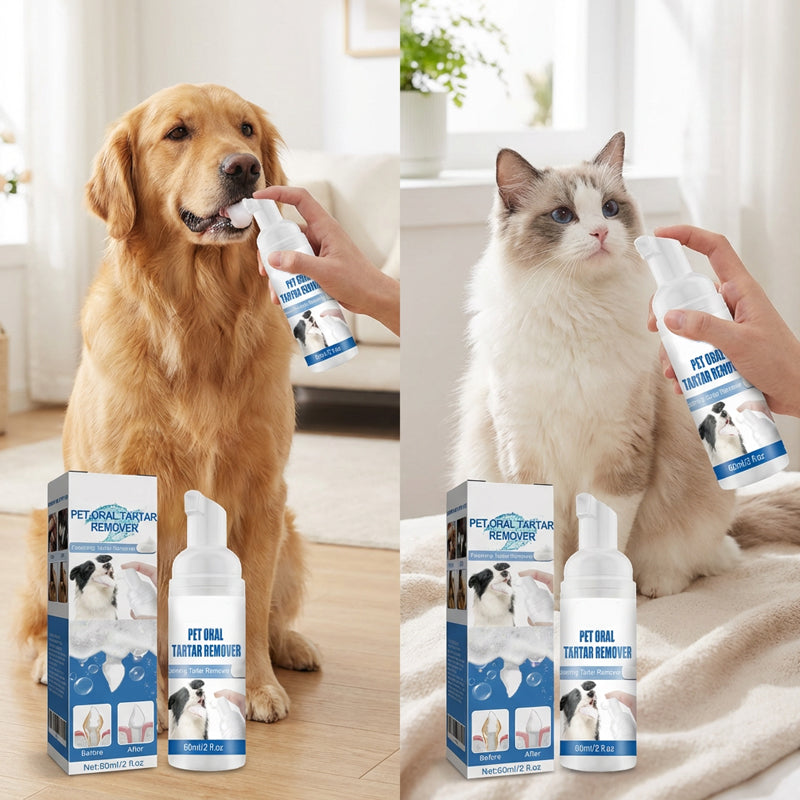 🌞Spring is in the air: Special offers!🐾 Foaming tartar remover for pets – Natural formula & easy to use