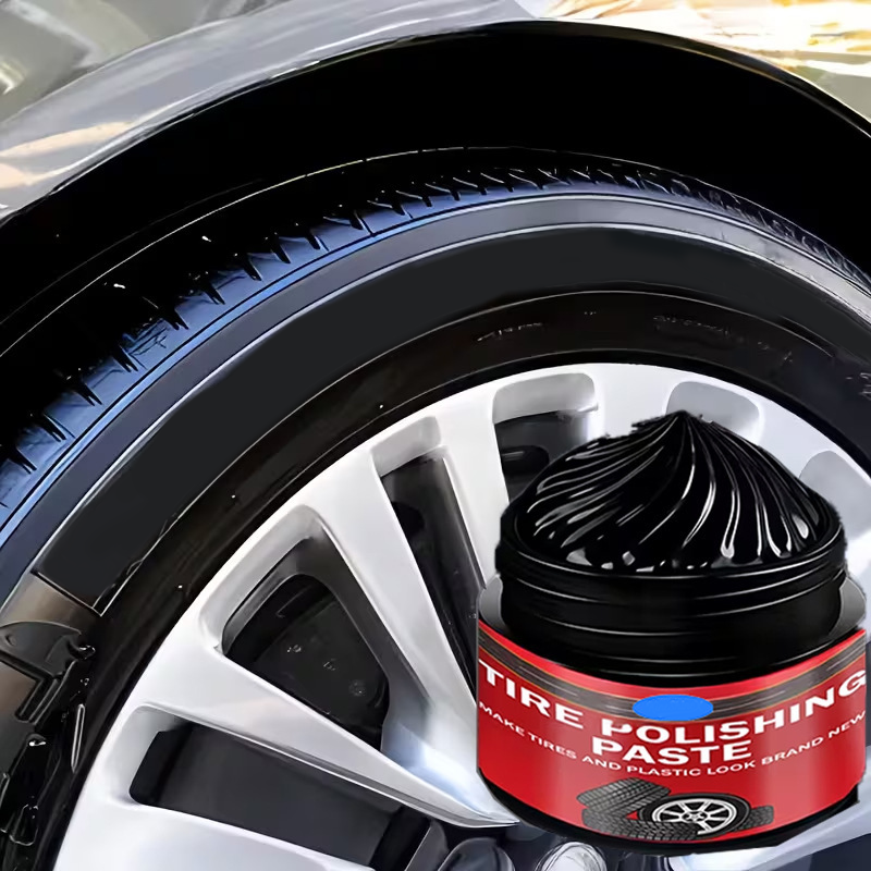 🏆 Last Day Special:🚗Only £5 PCS✨ Car Tire & Plastic Trim Renewal Paste – Restores Shine, Prevents Cracking & Easy Application