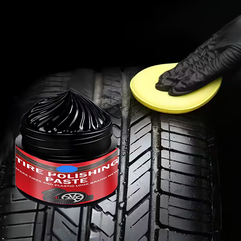 🏆 Last Day Special:🚗Only £5 PCS✨ Car Tire & Plastic Trim Renewal Paste – Restores Shine, Prevents Cracking & Easy Application