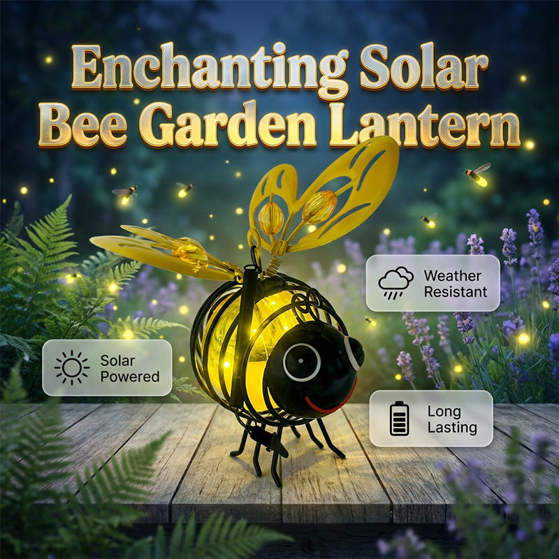 🐝 50% OFF NOW! ☀️ Solar-powered hanging car light – Cute bee design with heart-shaped wings – Perfect for the garden & car 🌸