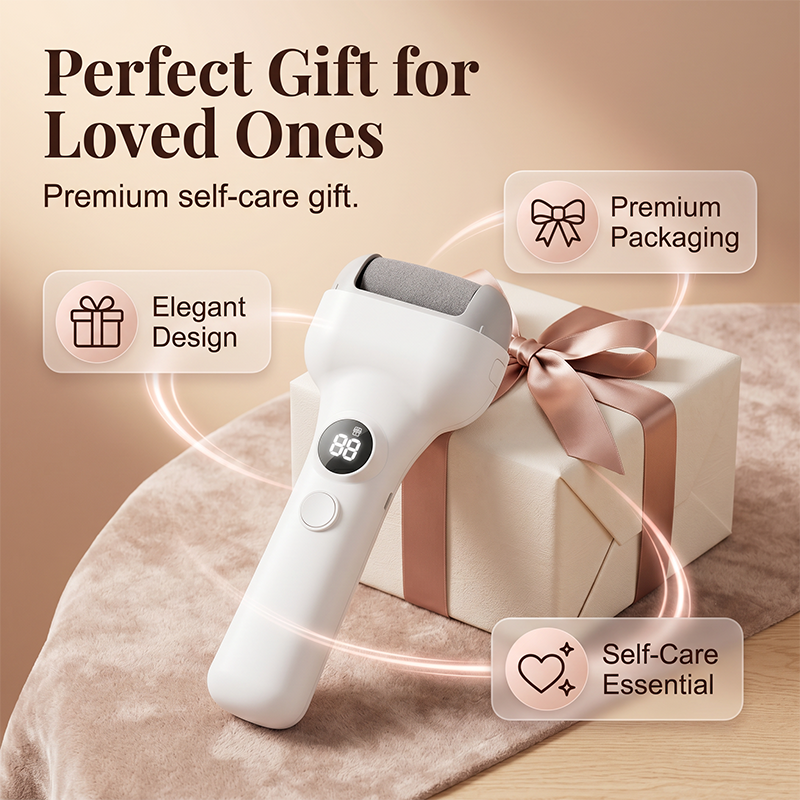 Rechargeable electric pedicure tool with intelligent pressure sens