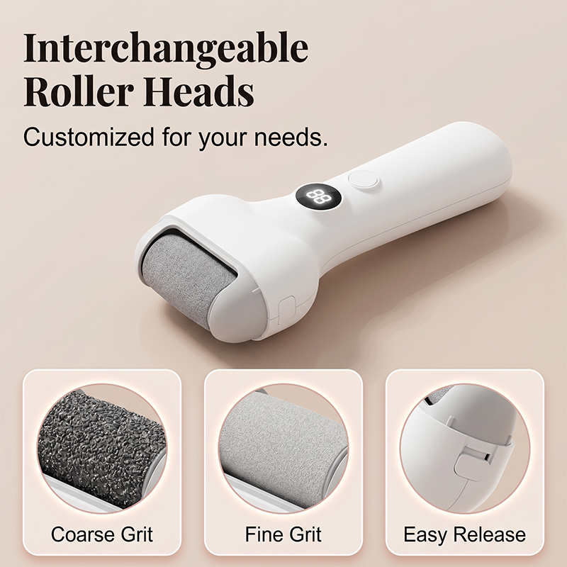 Rechargeable electric pedicure tool with intelligent pressure sens